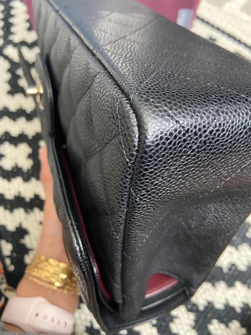 Chanel jumbo double flap silver hardware